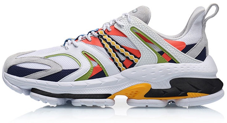 LiNing李寧 COUNTERFLOW源 Adam 防滑輕便 低筒 運動休閒鞋 男款 白黃 Buy LiNing李寧 COUNTERFLOW源 Adam 防滑輕便 低筒 運動休閒鞋 男款 白黃