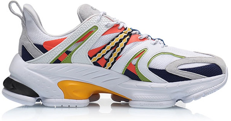 LiNing李寧 COUNTERFLOW源 Adam 防滑輕便 低筒 運動休閒鞋 男款 白黃 Order LiNing李寧 COUNTERFLOW源 Adam 防滑輕便 低筒 運動休閒鞋 男款 白黃