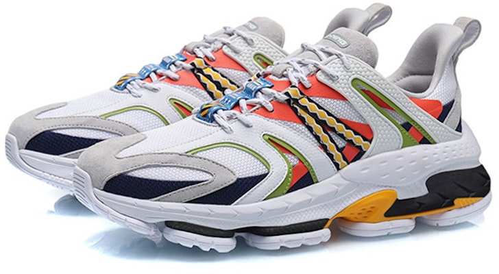 LiNing李寧 COUNTERFLOW源 Adam 防滑輕便 低筒 運動休閒鞋 男款 白黃 Lookbook LiNing李寧 COUNTERFLOW源 Adam 防滑輕便 低筒 運動休閒鞋 男款 白黃