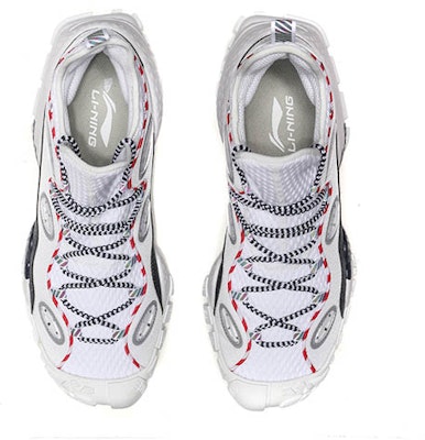 Li-Ning Countflow Monster Eye Mid 'Blanco Rojo' AGLP135-3 Shop Li-Ning Countflow Monster Eye Mid 'Blanco Rojo' AGLP135-3