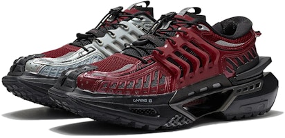 LiNing李寧 玄空 反光潮流 減震 低幫 運動休閒鞋 男款 公牛紅 Lookbook LiNing李寧 玄空 反光潮流 減震 低幫 運動休閒鞋 男款 公牛紅