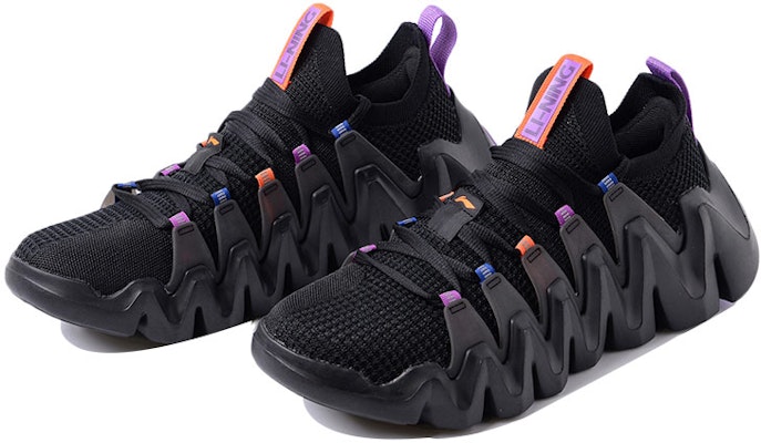 Li-Ning Crazy Run Flex 'Black Purple' ARKR007-1 Lookbook Li-Ning Crazy Run Flex 'Black Purple' ARKR007-1