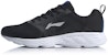 Li-Ning Crazy Run X 'Pelari Penyerap Kejutan Hitam' ARHQ187-1