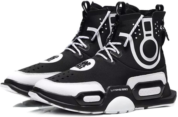 리닝 컬쳐 슈즈 '블랙 화이트' (Li-Ning Culture Shoes 'Black White') AGBN052-3 Lookbook 리닝 컬쳐 슈즈 '블랙 화이트' (Li-Ning Culture Shoes 'Black White') AGBN052-3