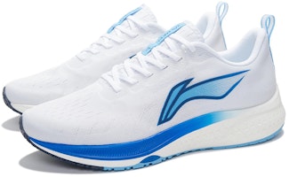 李宁 赤兔5 減震防滑耐磨 低幫 跑步鞋 白藍 Lookbook 李宁 赤兔5 減震防滑耐磨 低幫 跑步鞋 白藍