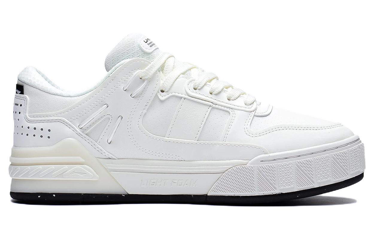 Order LiNing李寧 晨曦 反光舒適柔彈 保暖增高 低筒 板鞋 男款 白灰色