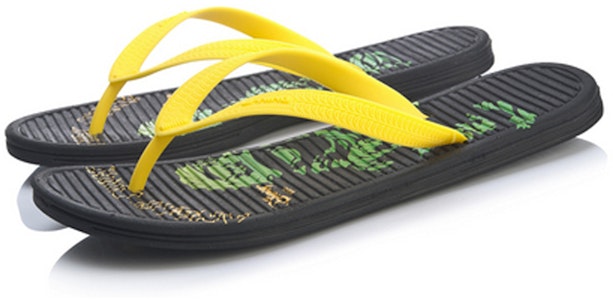 Chanclas Li-Ning Disney Crossover LN Floper Amarillo Negro Casual. AGAP003-1 Lookbook Chanclas Li-Ning Disney Crossover LN Floper Amarillo Negro Casual. AGAP003-1