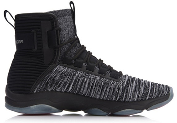 Li-Ning Essence High-Top Retro Basketball 'Black White' AFJN015-3 Order Li-Ning Essence High-Top Retro Basketball 'Black White' AFJN015-3