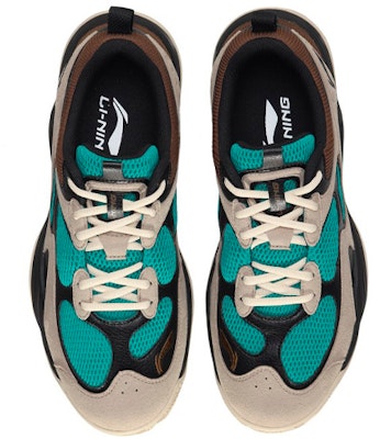 LiNing李寧 新生 紐約時裝週 減震防滑 低筒 復古籃球鞋 男女同款 黑灰綠 Shop LiNing李寧 新生 紐約時裝週 減震防滑 低筒 復古籃球鞋 男女同款 黑灰綠