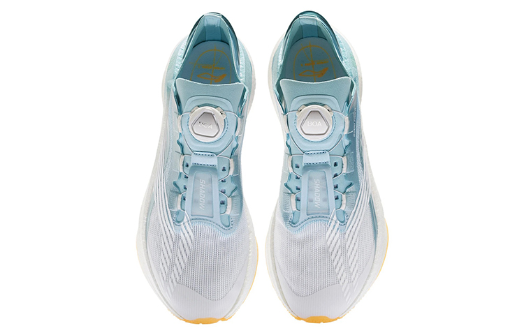 Shop LiNing李寧 絕影 䨻 防滑耐磨輕便 低幫 跑步鞋 白藍色