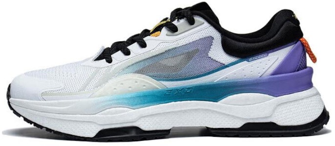 LiNing李寧 運動生活系列 超越7 減震防滑耐磨 低筒 生活休閒鞋 男款 白紫 Buy LiNing李寧 運動生活系列 超越7 減震防滑耐磨 低筒 生活休閒鞋 男款 白紫