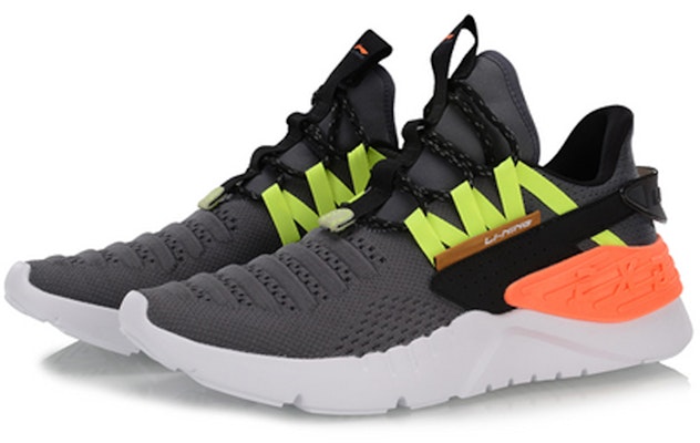 Li-Ning EXD IV Zapatillas Clásicas Transpirables Gris Naranja AGCP063-7 Lookbook Li-Ning EXD IV Zapatillas Clásicas Transpirables Gris Naranja AGCP063-7