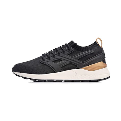 Li-Ning Fashion Low-Top Running Shoe 'Black Gold'