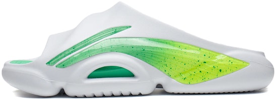 Li-Ning 8 PE Courtside Slides 'White Green' ABTS009-14 Li-Ning 8 PE Courtside Slides 'White Green' ABTS009-14
