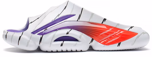 Li-Ning 8 PE Courtside Slides 'White Red' ABTS009-5 Li-Ning 8 PE Courtside Slides 'White Red' ABTS009-5