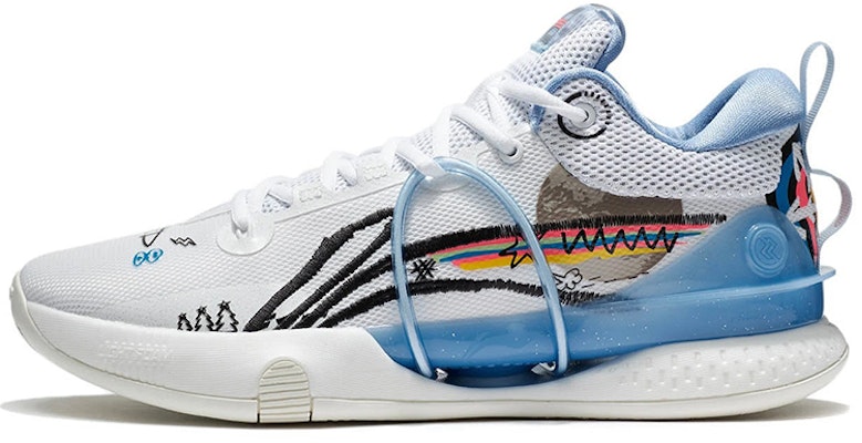Li-Ning Flash 8 Premium 'Christmas PE - White Blue' ABAS005-A Buy Li-Ning Flash 8 Premium 'Christmas PE - White Blue' ABAS005-A