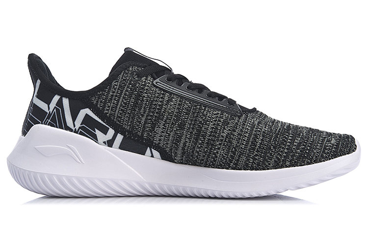 Li-Ning Chixiao No Boundry Running Shoes 'Black White' 圖 2