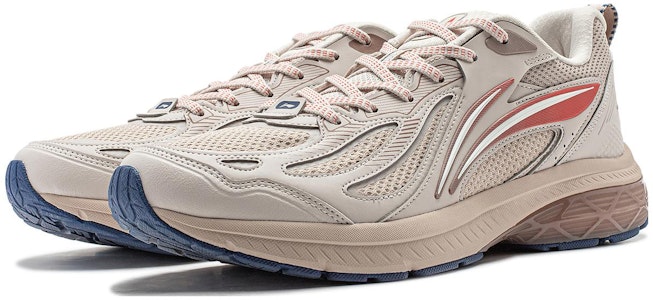 LiNing李寧 扶遙 V2 輕量高回彈 減震防滑耐磨 低幫 跑步鞋 男款 燕麥灰 Lookbook LiNing李寧 扶遙 V2 輕量高回彈 減震防滑耐磨 低幫 跑步鞋 男款 燕麥灰