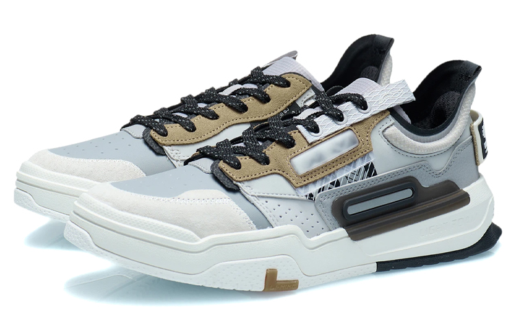 Lookbook Li-Ning Geek ''Schnee Grau Schwarz'' AGCR119-2