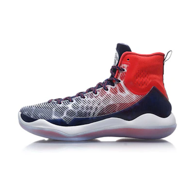 Li-Ning Hi-Top Red/Black/White
