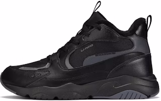 Li-Ning Lifestyle High Top Shoes 'Black Velour' AGLS209-3 Li-Ning Lifestyle High Top Shoes 'Black Velour' AGLS209-3