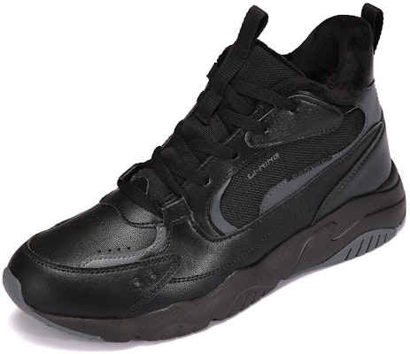 Kasut Tinggi Gaya Hidup Li-Ning 'Black Velour' AGLS209-3 Lookbook Kasut Tinggi Gaya Hidup Li-Ning 'Black Velour' AGLS209-3