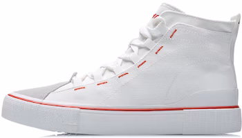 Li-Ning Canvas High Top Shoes 'White Grey' AGCR065-1 Li-Ning Canvas High Top Shoes 'White Grey' AGCR065-1