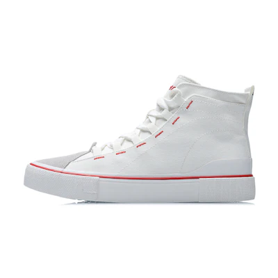 Li-Ning Canvas High Top Shoes 'White Grey'