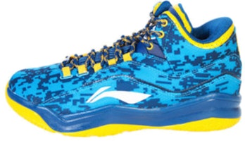 Li-Ning High-Top Basketball Sneakers 'Blue Yellow Comfort' ABPK011-4 Li-Ning High-Top Basketball Sneakers 'Blue Yellow Comfort' ABPK011-4