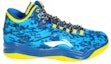 Order Kasut Bola Keranjang Tinggi Li-Ning 'Biru Kuning Selesa' ABPK011-4
