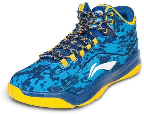 Li-Ning High-Top Basketball Sneakers 'Blue Yellow Comfort' ABPK011-4 Lookbook Li-Ning High-Top Basketball Sneakers 'Blue Yellow Comfort' ABPK011-4