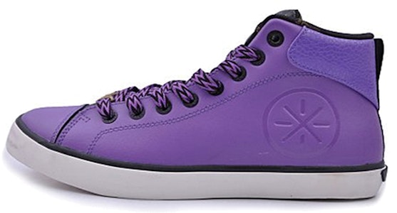 LiNing李寧 舒適透氣 高幫休閒板鞋 紫白 Buy LiNing李寧 舒適透氣 高幫休閒板鞋 紫白