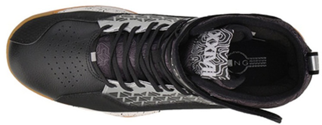 Li-Ning High-Top Casual Running Shoes 'Black White' LLAM021-2 Lookbook Li-Ning High-Top Casual Running Shoes 'Black White' LLAM021-2