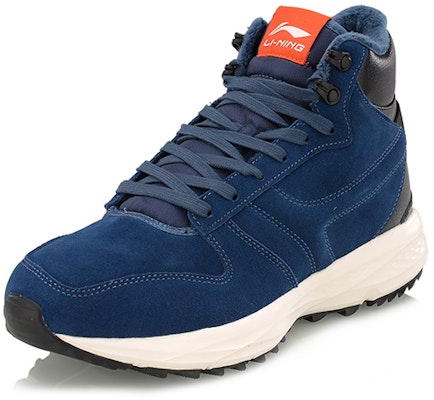 Li-Ning High-Top Running Shoes 'Black Blue' ARLL015-3 Order Li-Ning High-Top Running Shoes 'Black Blue' ARLL015-3