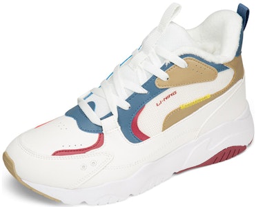 李宁 加絨 防滑耐磨保暖 高筒運動休閒鞋 雲霧白 Lookbook 李宁 加絨 防滑耐磨保暖 高筒運動休閒鞋 雲霧白