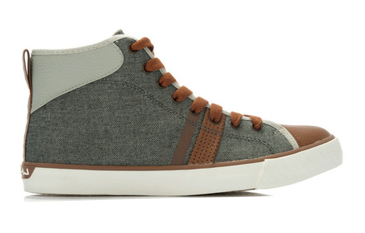 Li-Ning High-Top Sneakers 'Brown Grey' 圖 2