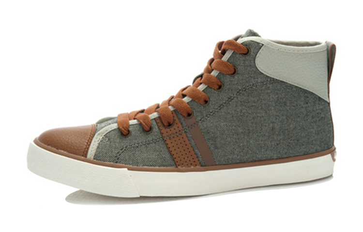 Li-Ning High-Top Sneakers 'Brown Grey' 圖 3