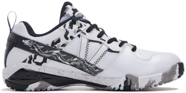 李宁 專業 減震回彈 低幫 羽毛球鞋 白黑色 Order 李宁 專業 減震回彈 低幫 羽毛球鞋 白黑色