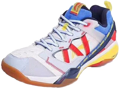 LiNing李寧 克敵號 ACE 減震回彈 專業羽毛球鞋 白藍 Shop LiNing李寧 克敵號 ACE 減震回彈 專業羽毛球鞋 白藍