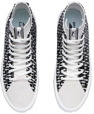 李宁 x Jason Wu 黑白帆布高帮鞋 AGCR484-4 Shop 李宁 x Jason Wu 黑白帆布高帮鞋 AGCR484-4