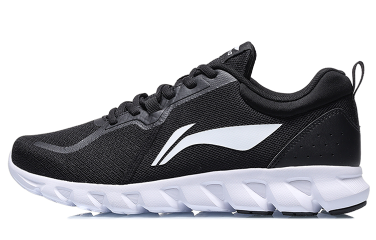 Buy 李寧 ジョギング 「黒白」(リーニン ジョギング 「こくびゃく」) ARHQ237-6