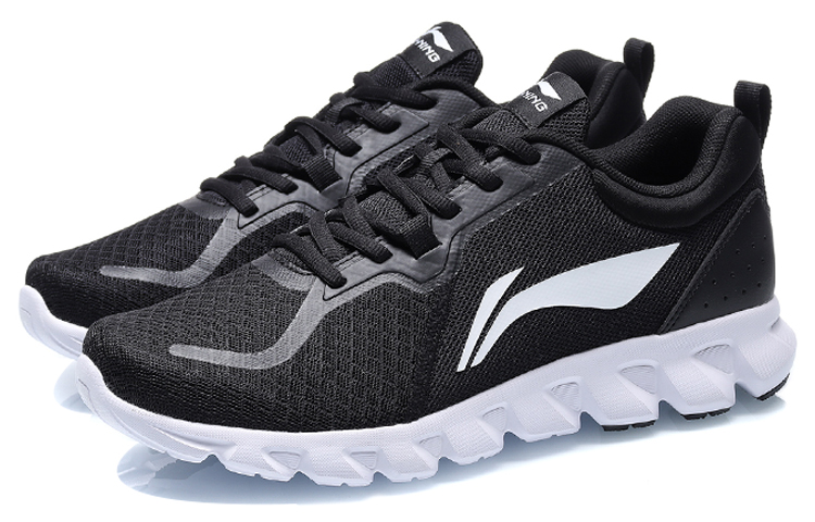 Lookbook 李寧 ジョギング 「黒白」(リーニン ジョギング 「こくびゃく」) ARHQ237-6