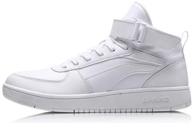 Li-Ning Knight Mid Tops 'Triple White' AGCM163-1 Buy Li-Ning Knight Mid Tops 'Triple White' AGCM163-1