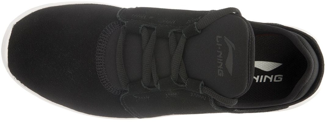 Li-Ning Leather Lightweight Low-Top Running Shoe 'Black White' ARBL069-1 Lookbook Li-Ning Leather Lightweight Low-Top Running Shoe 'Black White' ARBL069-1