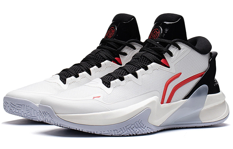 Lookbook Li-Ning Light Speed 1 High 'Blanco Negro' ABAS097-2