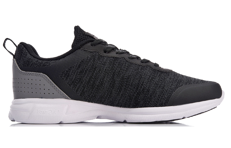 Li-Ning Lightweight Breathable Running Shoe 'Black Grey' 圖 2