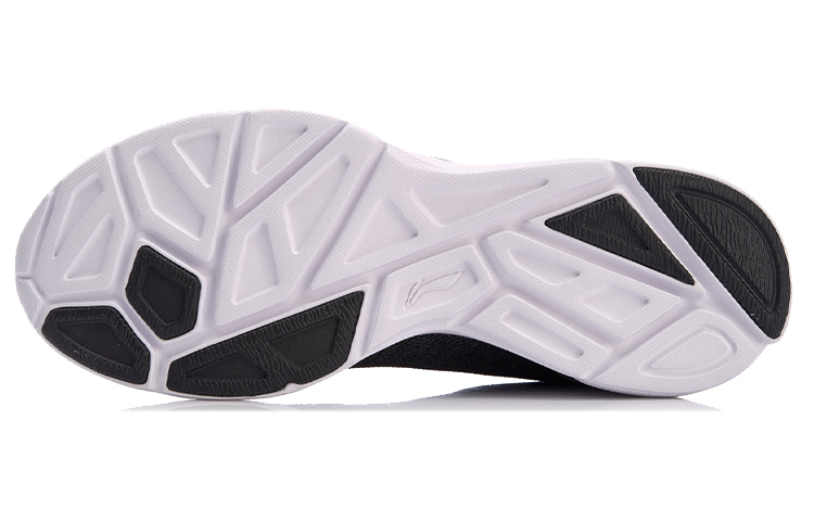 Li-Ning Lightweight Breathable Running Shoe 'Black Grey' 圖 5