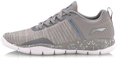 Li-Ning Lightweight Breathable Support Running Shoe 'Grey' AFHN007-2 Li-Ning Lightweight Breathable Support Running Shoe 'Grey' AFHN007-2