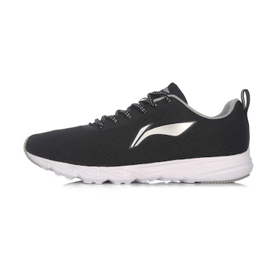 Li-Ning Lightweight Knit Running Shoes 'Black White'