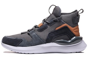 Li-Ning Lightweight Mid-Top Breathable Running Shoes 'Gentleman Grey' AGLP133-1 Li-Ning Lightweight Mid-Top Breathable Running Shoes 'Gentleman Grey' AGLP133-1